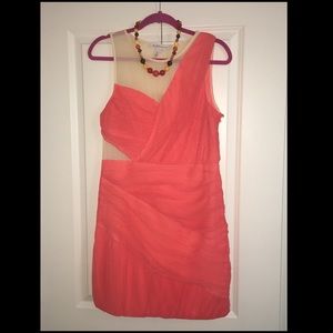 COPY - Tangerine party dress, BCBG